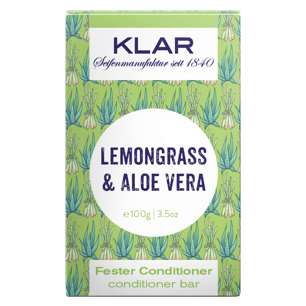 Fester Conditioner Lemongrass & Aloe Vera von Klar Seifen