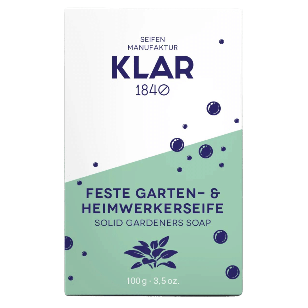 Garten- & Heimwerkerseife 100g, palmölfrei von Klar Seifen