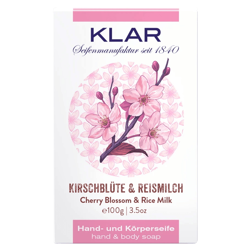 Kirschblüten & Reismilch Seife Kirschblüten & Reismilch Seife von Klar Seifen