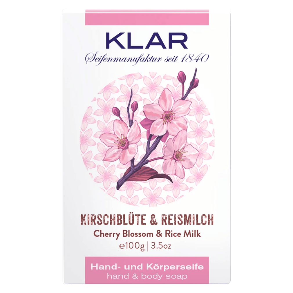 Kirschblüten & Reismilch Seife von Klar Seifen