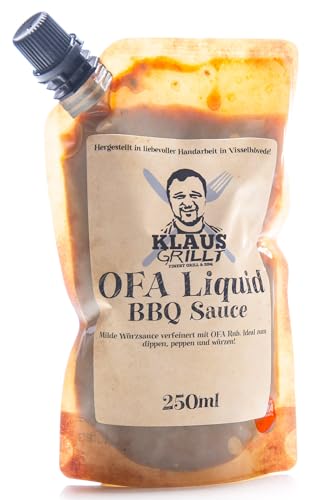 OFA Liquid Grillsauce (1 x 250 ml) | Klaus Grillt | Grill Sauce / Würzsauce auf Tomatenbasis mit O.F.A Rub verfeinert von Klaus grillt