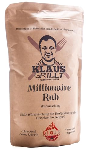 Klaus grillt, Millionaire Rub, 750g Standbeutel von Klaus grillt