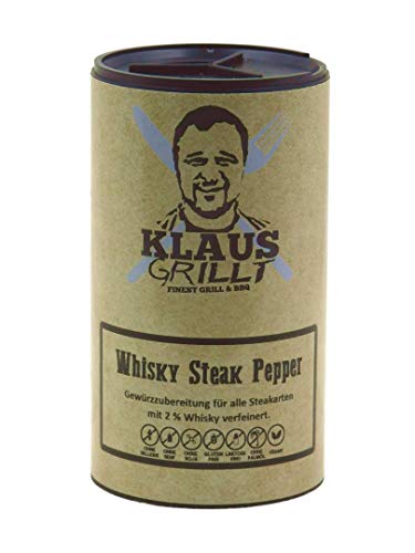 Klaus grillt, Whisky Steak Pepper, 100 g Streuer von Klaus grillt