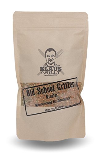 OldSchool Griller Kräuter 200 g Beutel von Klaus grillt