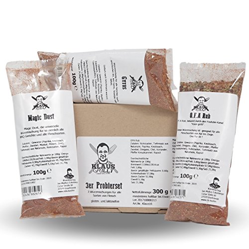 Rub Probier Set von Klaus grillt Rub Probier Set von Klaus grillt von Klaus grillt