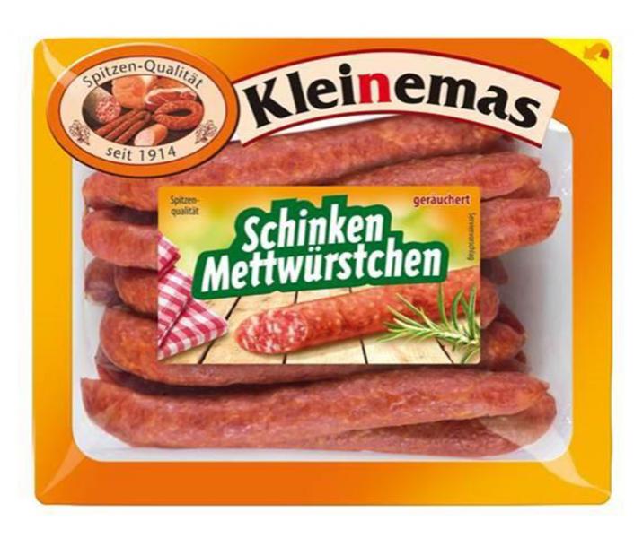 Kleinemas Schinken Mettwürstchen geräuchert von Kleinemas