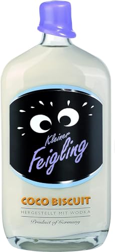 Kleiner Feigling Coco Biscuit (1 x 3000ml) – Feinster Vodka mit tropischem Kokosgeschmack – Der kultige Party Schnaps für jede Feier – Frech, fruchtiger Shot – 15 % Vol. von Kleiner Feigling
