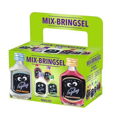 Kleiner Feigling | Mix-Bringsel | 12 x 0,02l | Marken - Spirituose | Premium Likör | Feiern mit Fantasie von Kleiner Feigling