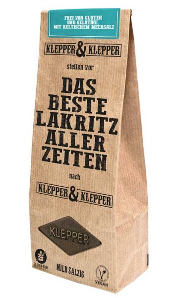 Klepper & Klepper Lakritz mild salzig Klepper & Klepper Lakritz mild salzig von Klepper & Klepper
