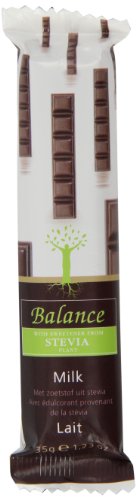Balance Stevia ohne Zusatz Zuckerlilch Schokoriegel 35 g von Klingele Chocolade