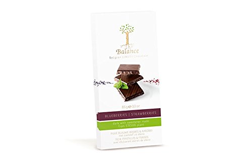 Klingele Balance - Luxury Belgian Chocolate - Dark Blueberry & Strawberry - 85g von Klingele Chocolade