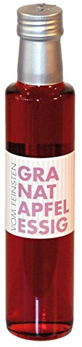 Vom Feinsten - Granatapfel Essig - 250ml (1 Flasche) - Herb Süßer Geschmack - Feinkost mit Spitzenqualität von Klocke Vom Feinsten