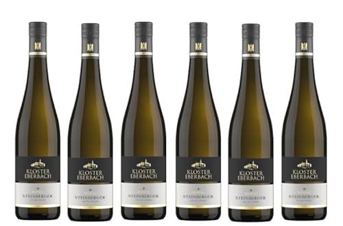 6x 0,75l - 2023er - Kloster Eberbach - Steinberger Riesling feinherb - VDP.Gutswein - Qualitätswein Rheingau - Deutschland - Weißwein halbtrocken von Kloster Eberbach