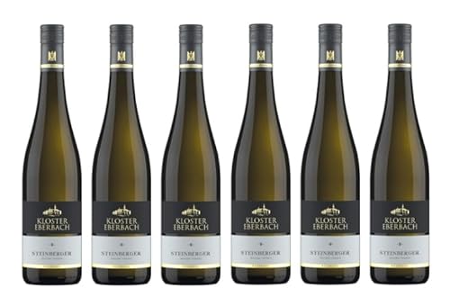 6x 0,75l - 2023er - Kloster Eberbach - Steinberger Riesling trocken - VDP.Ortswein - Qualitätswein Rheingau - Deutschland - Weißwein trocken von Kloster Eberbach