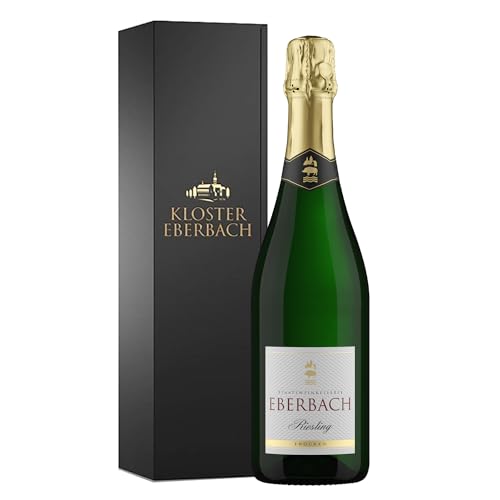 Kloster Eberbach - 1er Geschenkset - Deutscher Sekt - Riesling - Trocken Schaumwein aus Rheingau (1 x 0.75 l) von Kloster Eberbach