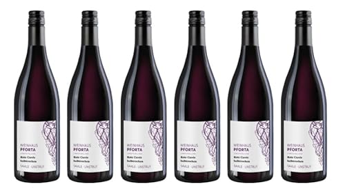 6x 1,0l - Weinhaus Pforta - Rote Cuvée - LITER - Qualitätswein Saale-Unstrut - Deutschland - Rotwein halbtrocken 6x 1,0l - Weinhaus Pforta - Rote Cuvée - LITER - Qualitätswein Saale-Unstrut - Deutschland - Rotwein halbtrocken von Kloster Pforta