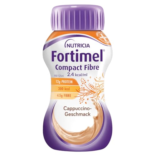 FORTIMEL Compact Fibre Cappuccino 4x125 Milliliter von Klosterfrau