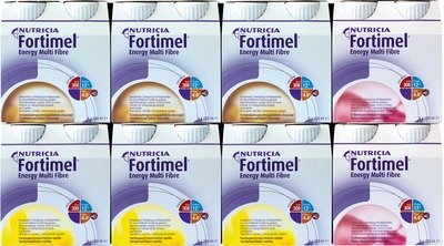 Fortimel Energy Multi Fibre Mischkarton, 8X4X200 ml von Klosterfrau