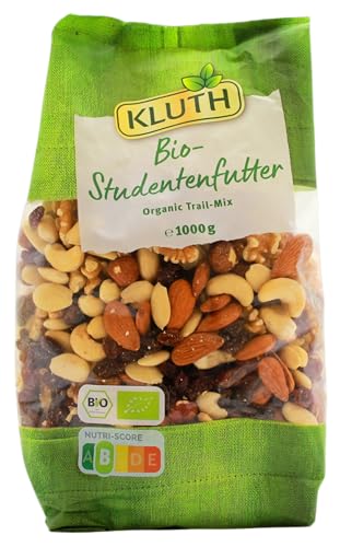 Kluth Bio Studentenfutter, 4er Pack (4 x 1 kg) von Kluth