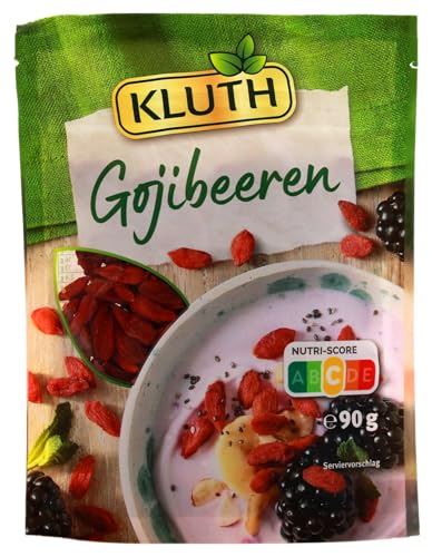 Kluth Gojibeeren getrocknet, 10er Pack (10 x 90g) von Kluth