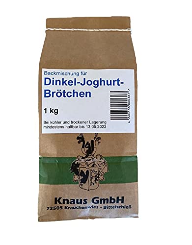 Backmischung Dinkeljoghurtbrötchen 1 kg/Brot Backen Mischung Mehl von Knaus GmbH