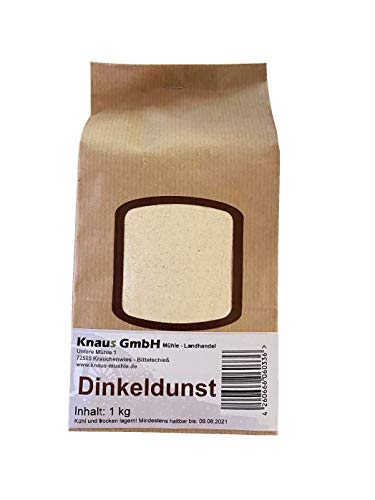 Dinkeldunst 1kg Dunst aus Dinkel Dinkel-Spätzlemehl Dunst für Spätzle und Nudeln für die eigene Herstellung von Knaus GmbH