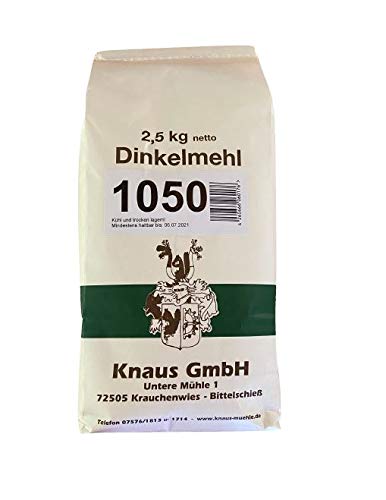 Dinkelmehl Type 1050 Dinkelmehl in Bäckerqualität (12,5 kg) von Knaus GmbH