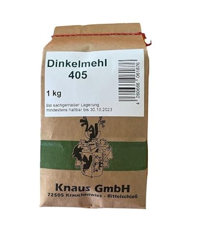 Dinkelmehl Type 405 Dinkelmehl in Bäckerqualität Knaus GmbH (1000 GR) von Knaus GmbH