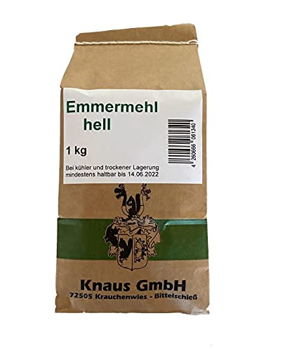 Emmermehl 1kg Mehl aus Emmer helles Emmermehl von Knaus GmbH