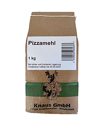 Pizzamehl Mehl für Pizza in Bäckerqualität (1 kg) von Knaus GmbH