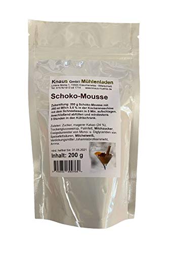 Schokomousse Mousse Schokolade Vollmilch und Weiße Schokolade Mousse (Weiße Schokolade) von Knaus GmbH