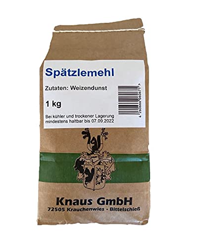 Spätzlemehl Mehl für Spätzle Spätzla Spatzen (1 kg) von Knaus GmbH