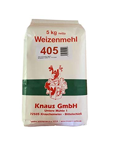 Weizenmehl Type 405 Weizenmehl in Bäckerqualität (1 kg) von Knaus GmbH