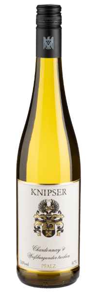 Chardonnay & Weißburgunder trocken - 2022 - Knipser - Deutscher Weißwein von Knipser