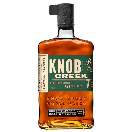 Knob Creek Rye Whisky | intensiver und würziger Geschmack | 50% Vol | 700ml Einzelflasche von Knob Creek