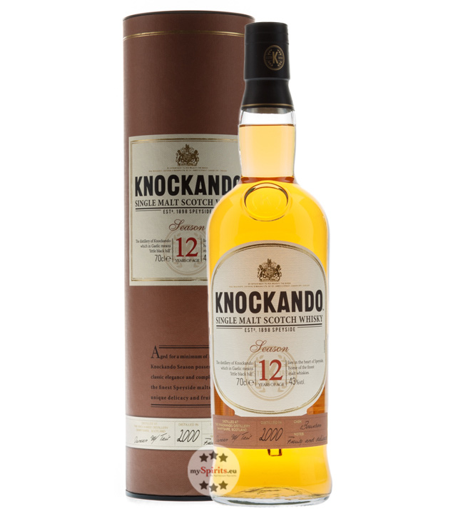 Knockando 12 Jahre Speyside Single Malt Whisky (43 % vol., 0,7 Liter) von Knockando