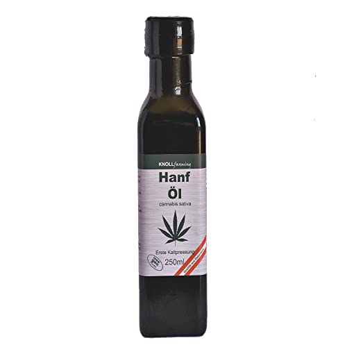 Hanföl 250ml - mild nussiger Geschmack - hochwertige Omega-Fettsäuren - reich an Alpha- und Gammalinolsäure von Knollfarming Hanföl 250ml - mild nussiger Geschmack - hochwertige Omega-Fettsäuren - reich an Alpha- und Gammalinolsäure von Knollfarming von Knollfarming
