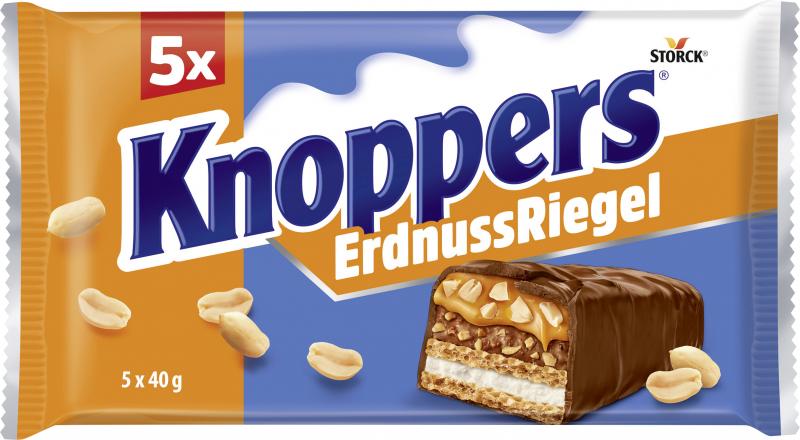 Knoppers Erdnussriegel 5er Knoppers Erdnussriegel 5er von Knoppers