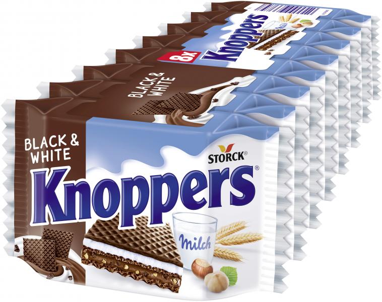 Knoppers Schnitte Black & White 8er Knoppers Schnitte Black & White 8er von Knoppers