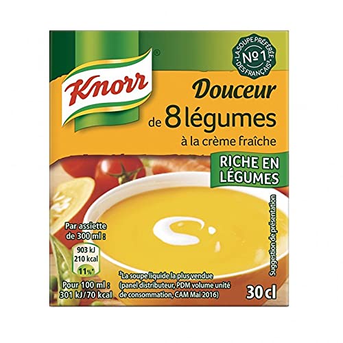 Knorr Pack Knorr Weichheit 8 Lã © Gumes auf Vanillesoße Fraã®Che 30cl (6er-Set) von Knorr Pack