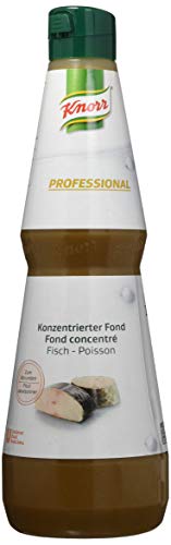 Knorr Professional Fischfond konzentriert (ausgewogene Basis für Saucen und Suppen) 1er Pack (1x1L) von Knorr Professional