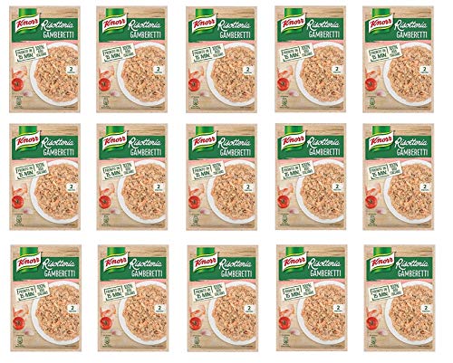 15x Knorr Risotto Gamberetti Reis Garnelen 175g 100% italienisch Fertiggerichte von Knorr