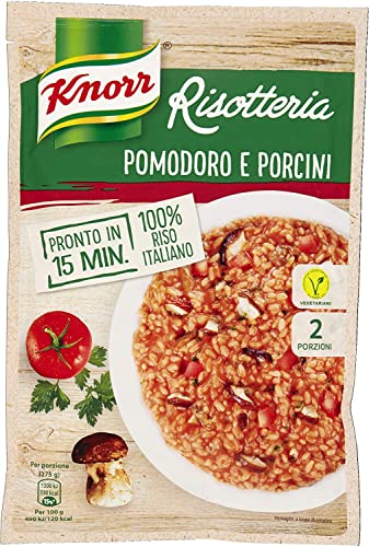 15x Knorr Risotto Pomodoro e Porcini 175g 100% Italienisch Reis mit Tomaten und Steinpilzen Fertiggerichte Reisgerichte von Knorr