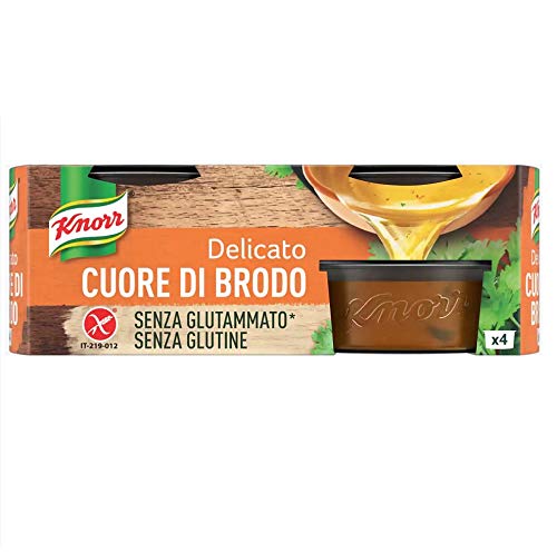 3x Knorr Cuore di Brodo Delicato Zartes Brühenherz reich an Geschmack Glutenfrei (4 x 28 g) 112g von Knorr