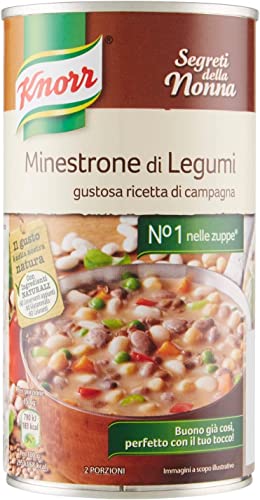 3x Knorr Minestrone di Legumi Hülsenfrüchtesuppe 500 g Langsam gekocht von Knorr
