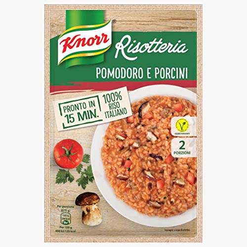 3x Knorr Risotto Tomaten und Steinpilze Reis 175g 100% italienisch Fertiggerichte von Knorr