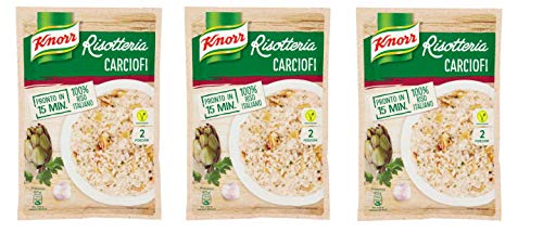 3x Knorr Risotto carciofi Reis Artischocken 175g 100% italienisch Fertiggerichte von Knorr
