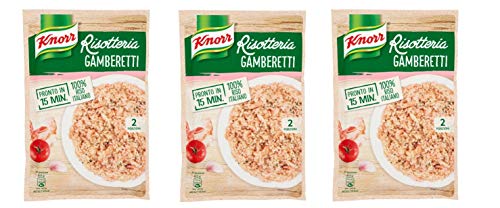 3x Knorr Risotto gamberetti Reis Garnelen 175g 100% italienisch Fertiggerichte von Knorr
