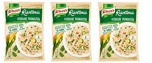 3x Knorr Risotto primavera Reis Frühling 175g 100% italienisch Fertiggerichte von Knorr