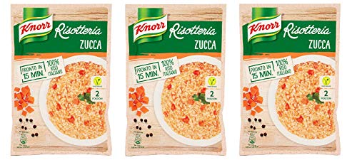 3x Knorr Risotto zucca Reis Kürbis 175g 100% italienisch Fertiggerichte von Knorr